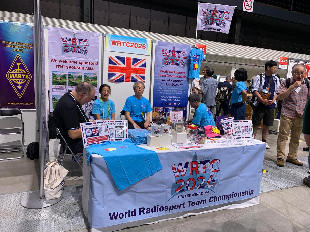 JJ1DQR's tweet image. WRTC2026 (A-04)にお越し頂き、短い時間でしたが、EBありがとうございました。またお会いできる日を楽しみにしています。See yaaa 🤗

#ハムフェア 
#WRTC2026