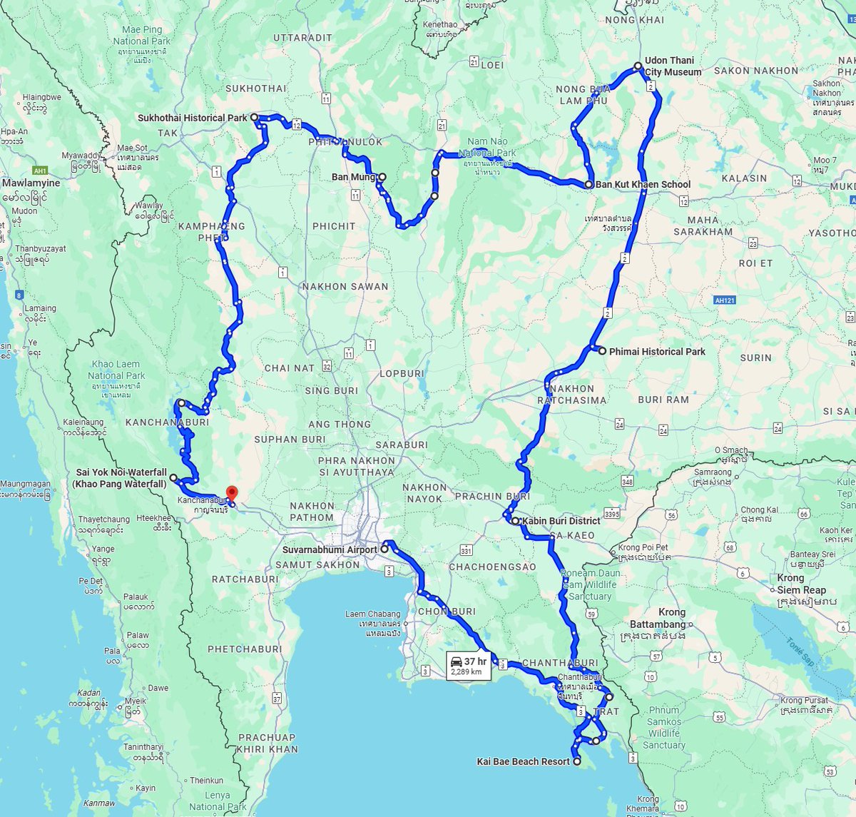 mankonren's tweet image. maps.app.goo.gl/gokXWEtm1bjdyN…

The Trip for the challenge is planned. Here is the roadmap. Let&apos;s see how much English we will need to survive