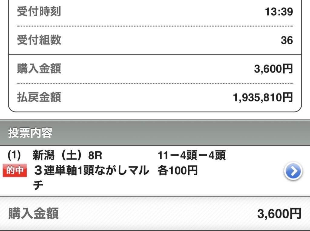 新的中さん@勝率特化型予想AI tweet media