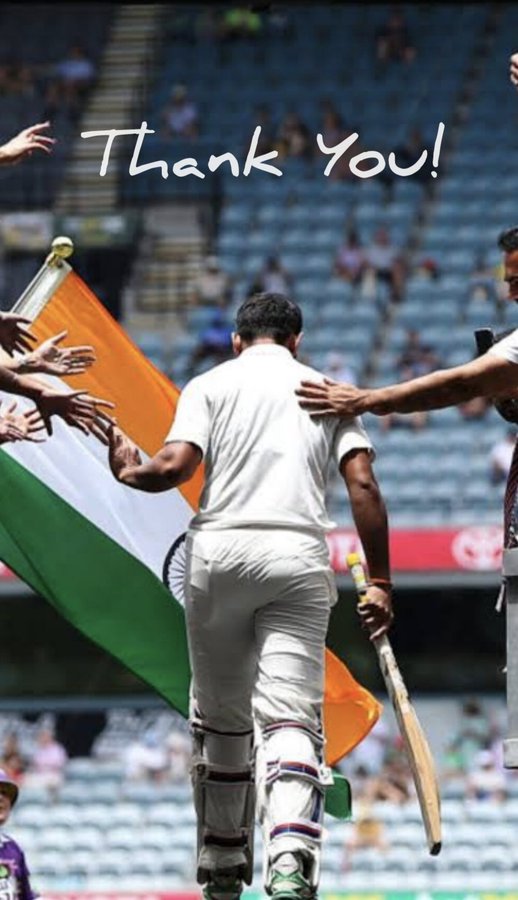 im__pc11's tweet photo. He was the one who held the Indian batting unit together, standing like an unshakable wall in front of the wickets. Words will always fall short in capturing his greatness—he is a true legend of Test cricket. 
#pujara
#retirement #bcci #india #cricket https://t.co/uAl3I0K9xv