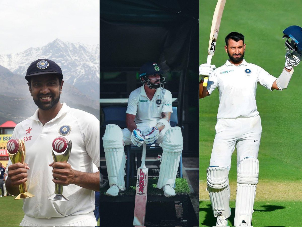 𝐀𝐧𝐧𝐮🎀 (@thecoolmahi) on Twitter photo All three of them truly deserved a proper farewell. They’ve been key contributors to India’s Test dominance over the last decade 💔
<a href="/cheteshwar1/">Cheteshwar Pujara</a>
#India #Tests #CheteshwarPujara #Sportskeeda #ViratKohli #ashwin #TeamIndia #RohitSharma All three of them truly deserved a proper farewell. They’ve been key contributors to India’s Test dominance over the last decade 💔
<a href="/cheteshwar1/">Cheteshwar Pujara</a>
#India #Tests #CheteshwarPujara #Sportskeeda #ViratKohli #ashwin #TeamIndia #RohitSharma