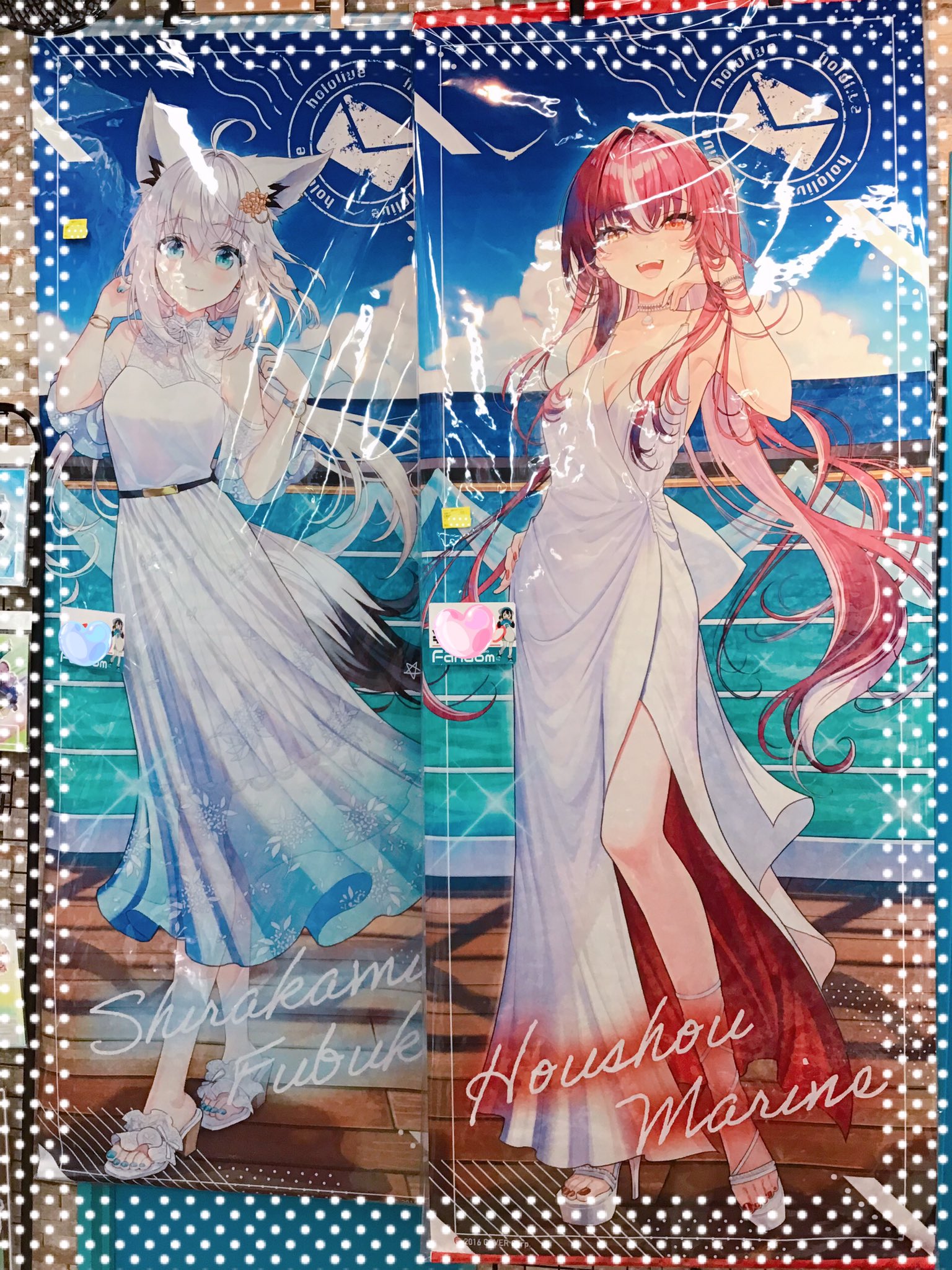 ホロライブ DMM スクラッチ A賞 超BIGタペストリー 白上フブキ
