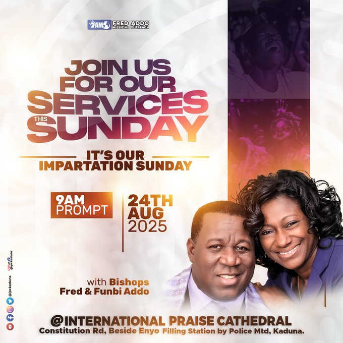IPCKADUNA's tweet image. Good morning and welcome to church! We're really glad you're here.

Stay tuned and enjoy a great day of worship and encouragement.

#IPCLive
#Sundayservice