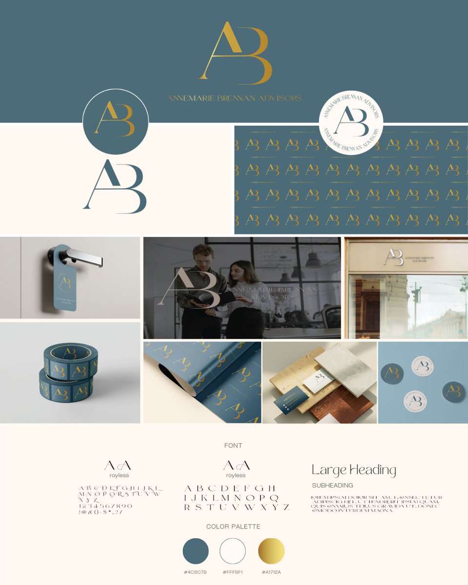 LOGO_ART_STUDIO's tweet image. Excited to share my latest brand design for Annemarie Brennan - Health Consulting.
A clean and professional identity that reflects trust, care, and well-being.
Your feedback means a lot - let me know what you think in the comments!

#HealthConsulting #BrandDesign #Visualldentity…