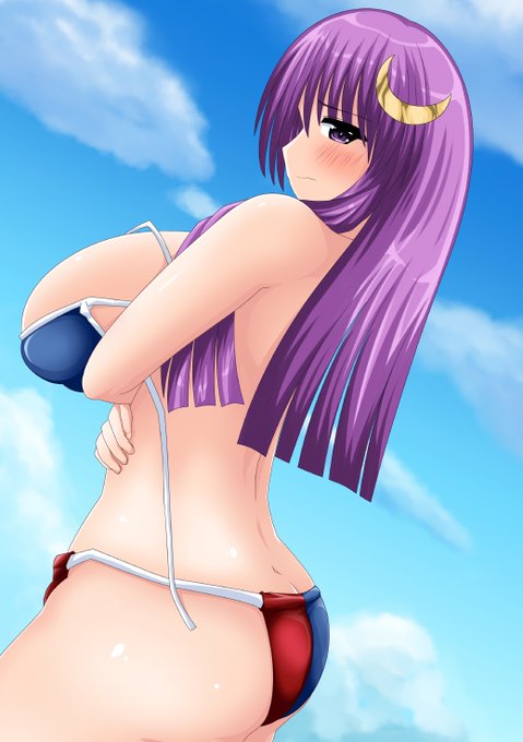 【イラスト投稿ツリー】 【だぼんチュリ-まであと10秒】 パチュリー「ねぇ、こんなところに来ても見たいの……? 別にいいんだけれどさ、あなただし。でも……ほんと好き者よね、私なんかを…………ううん…嬉しい///」 #東方 #パチュリー・ノーレッジ #ウィークリーイラスト 139