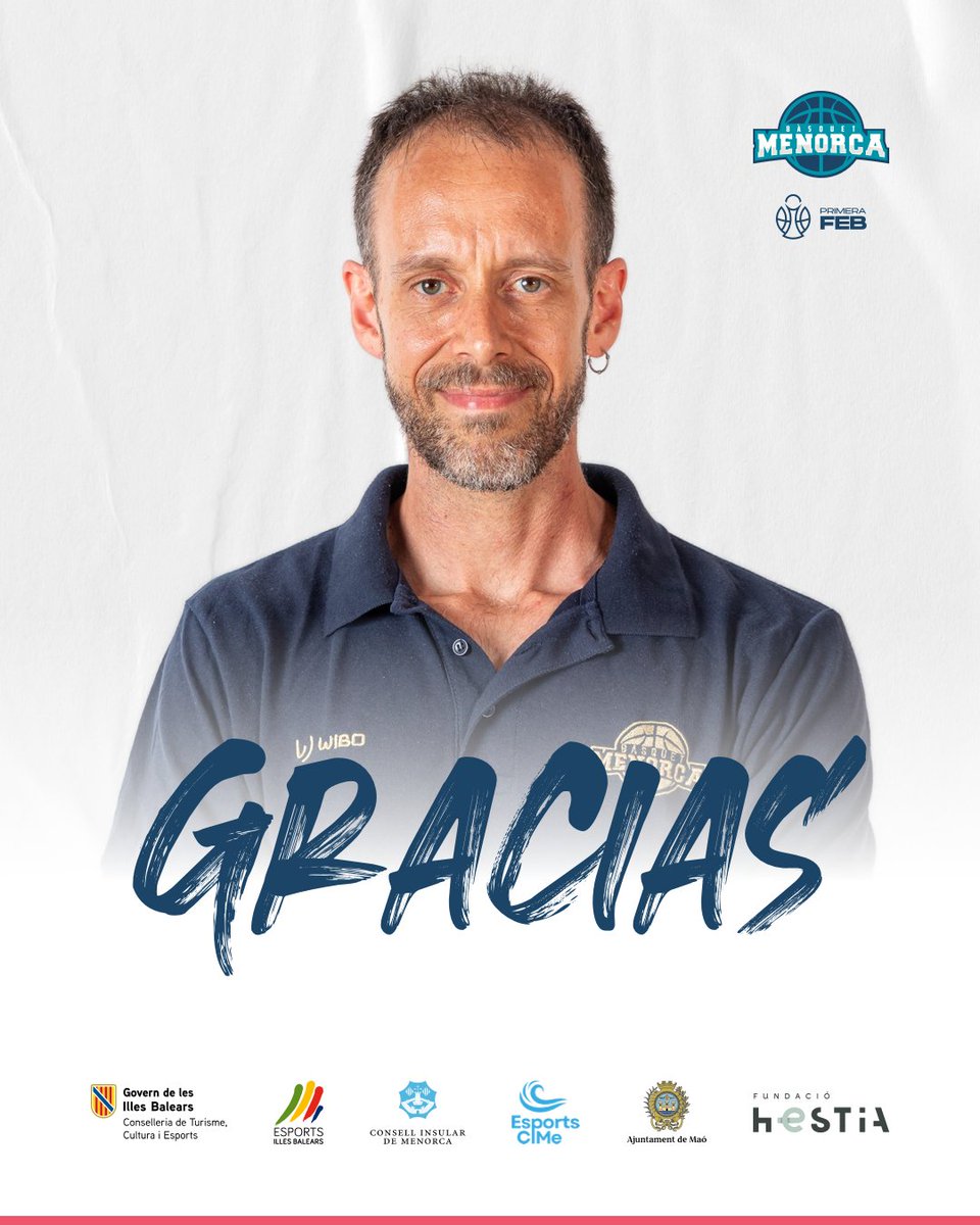 BasquetMenorca's tweet image. 🔚 ¡𝐆𝐑𝐀𝐂𝐈𝐀𝐒, 𝐇𝐄́𝐂𝐓𝐎𝐑 𝐘 𝐃𝐀𝐕𝐈𝐃!

El Club quiere agradecerles a ambos su inmensa dedicación por el equipo y el proyecto durante estos años juntos 🤍💙

👋 ¡Suerte y os esperamos de vuelta en Bintaufa!

🧵 1⃣/2⃣ 👇