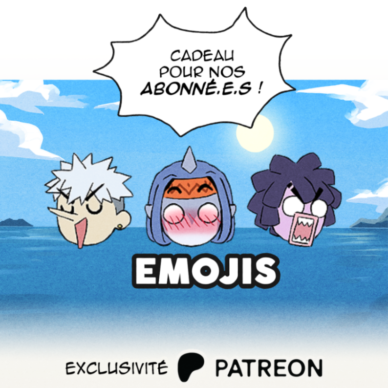 akogee_studio's tweet image. 🎁 Devenez membre de notre Patreon et recevez des cadeaux numériques exclusifs !
Chaque mois : nouveaux emojis Discord à collectionner 🧩
Certains sont réservés aux Fondateurs et se débloquent par paliers… 👀

#Patreon #AkogeeStudio #Emojis #webtoon #samourawaii
