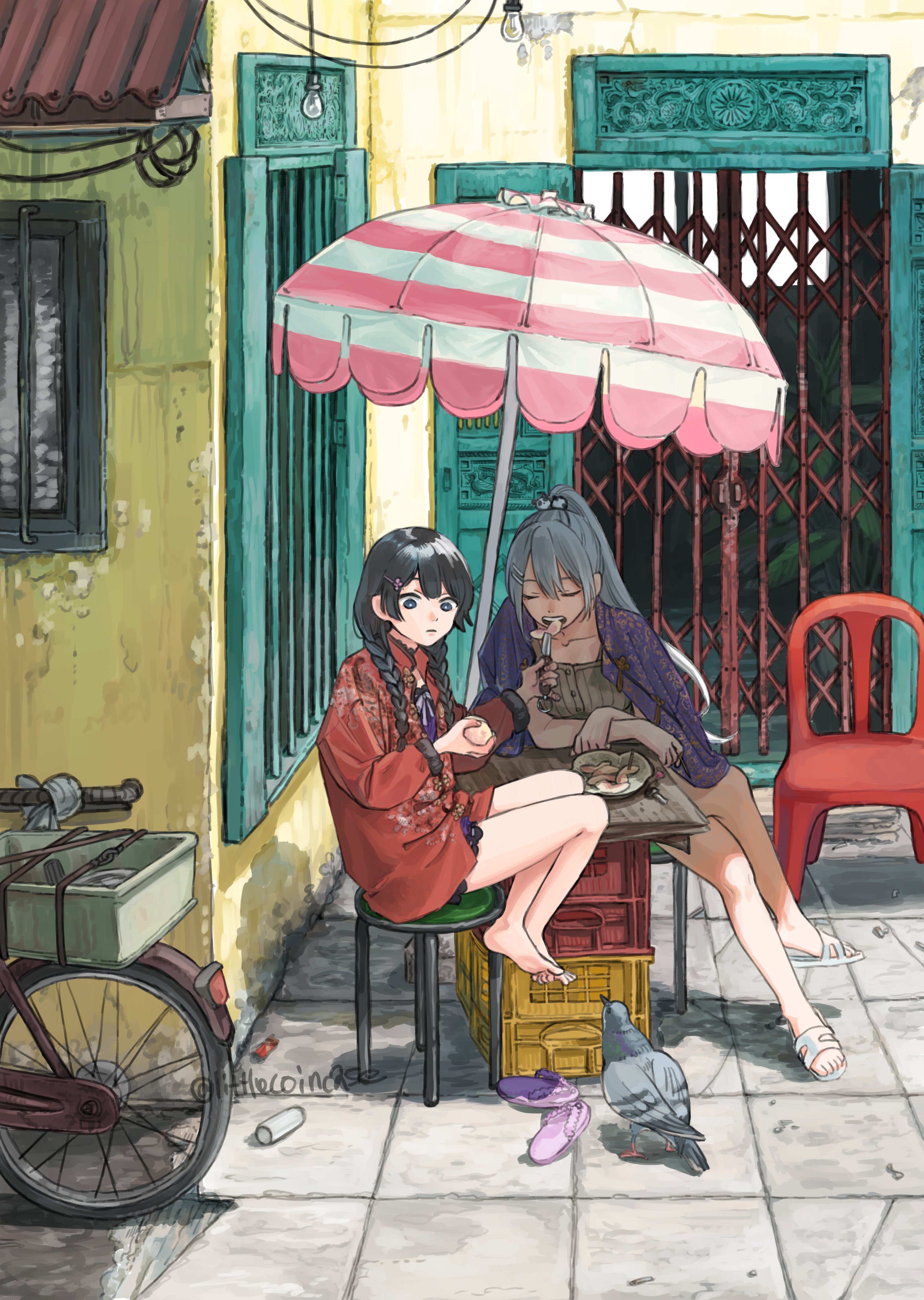 Ayako♡ページ 涼しくて過ごしやすい日🍂 いつもはお腹を満たすことで一生懸命だけど