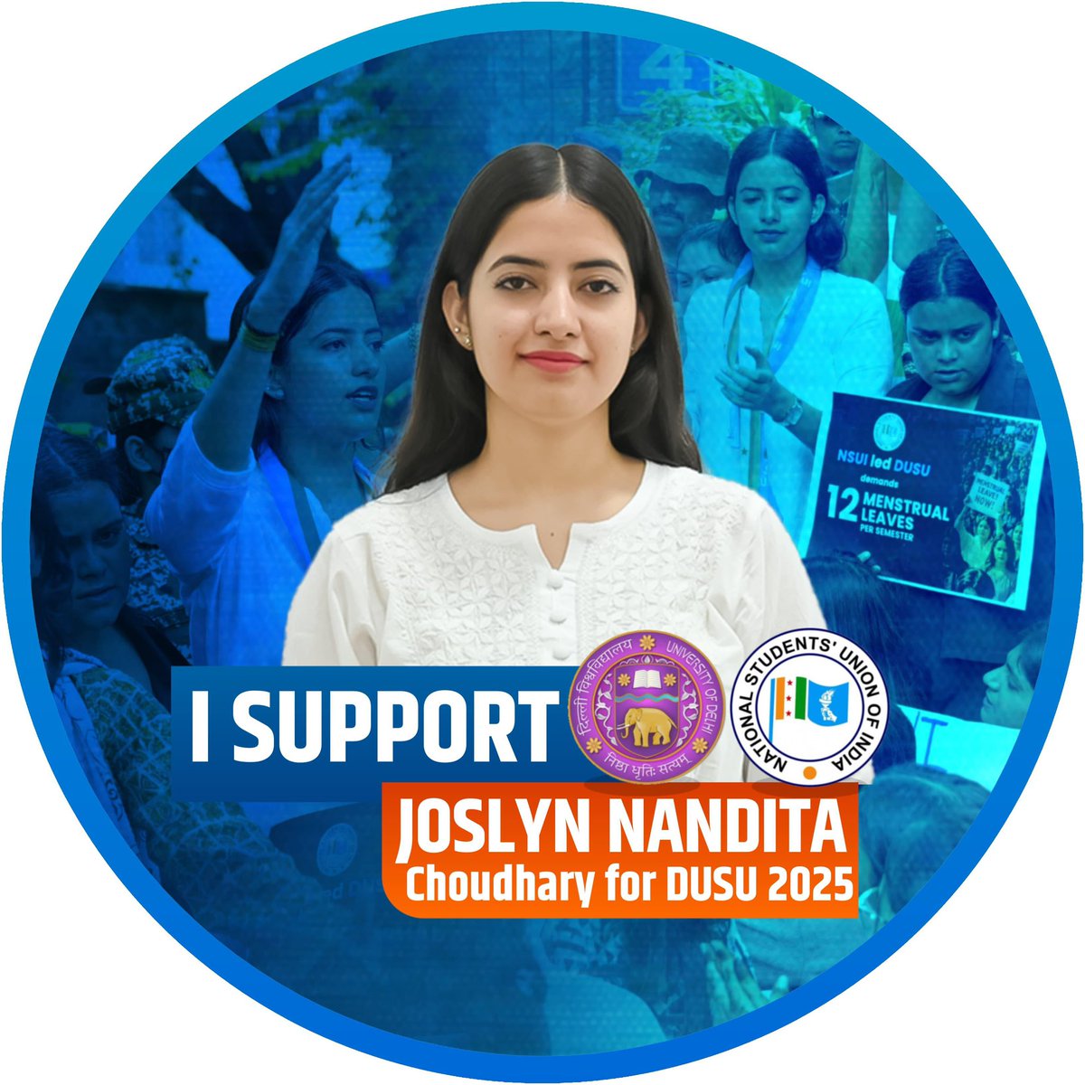 Joslyn choudhary🇮🇳 (@joslynchoudhary) on Twitter photo I Support Joslyn Nandita Choudhary ? 
#UniversityOfDelhi I Support Joslyn Nandita Choudhary ? 
#UniversityOfDelhi
