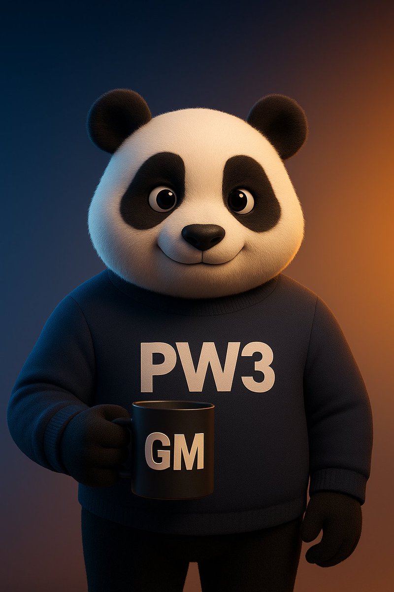 pandaonweb3's tweet image. Gm to everyone who say GM back ☀️