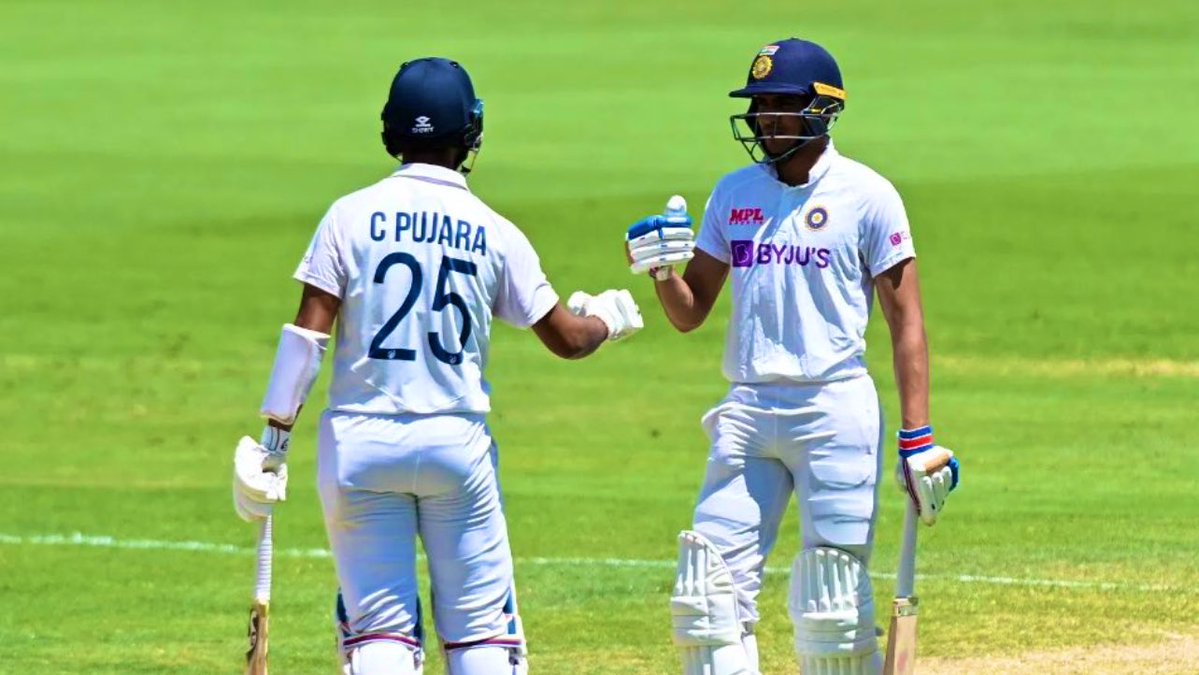 ๐ฅ (@hukumdaekka) on Twitter photo <a href="/ShubmanGill/">Shubman Gill</a> <a href="/cheteshwar1/">Cheteshwar Pujara</a> In the historic 2020-21 Border-Gavaskar Trophy decider at the Gabba, Cheteshwar Pujara and Shubman Gill formed a vital 114-run partnership in the fourth innings, with Gill scoring 91 and Pujara absorbing a brutal onslaught of short-pitched bowling for his 56 runs. Their <a href="/ShubmanGill/">Shubman Gill</a> <a href="/cheteshwar1/">Cheteshwar Pujara</a> In the historic 2020-21 Border-Gavaskar Trophy decider at the Gabba, Cheteshwar Pujara and Shubman Gill formed a vital 114-run partnership in the fourth innings, with Gill scoring 91 and Pujara absorbing a brutal onslaught of short-pitched bowling for his 56 runs. Their