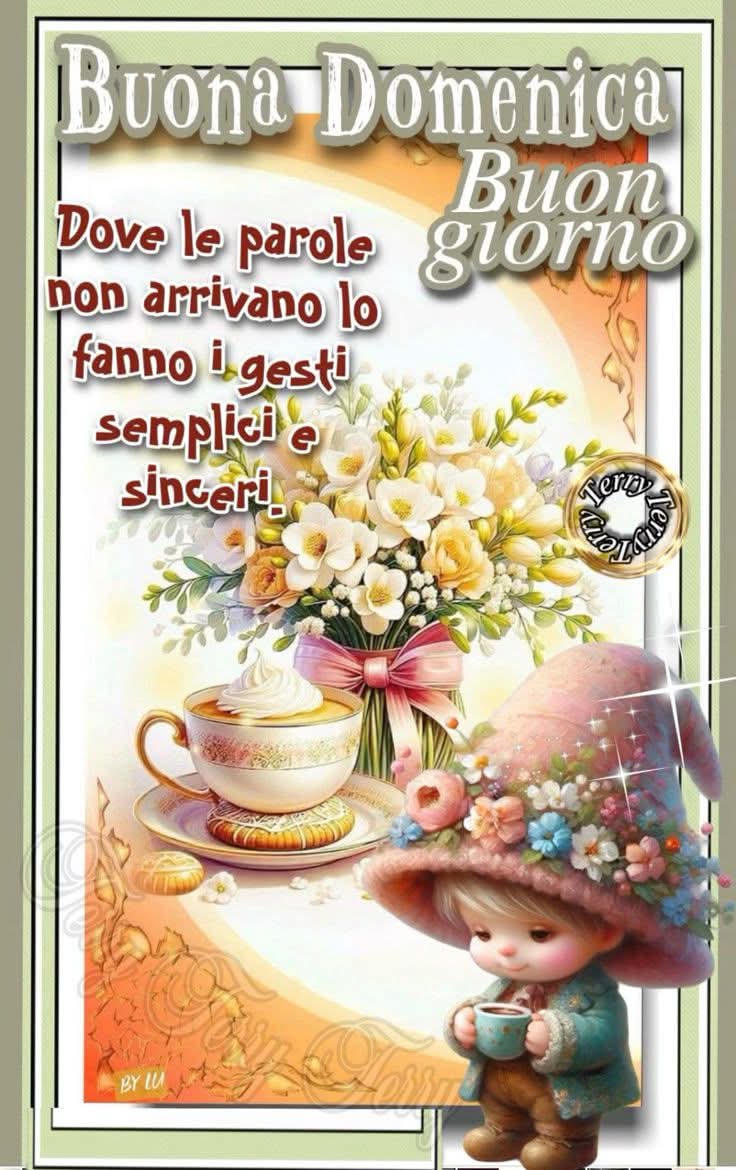 Se ti dico buongiorno e per iniziare al meglio e goderci al meglio questo giorno di festa. Buongiorno e buona domenica amici cari❤️😘💪