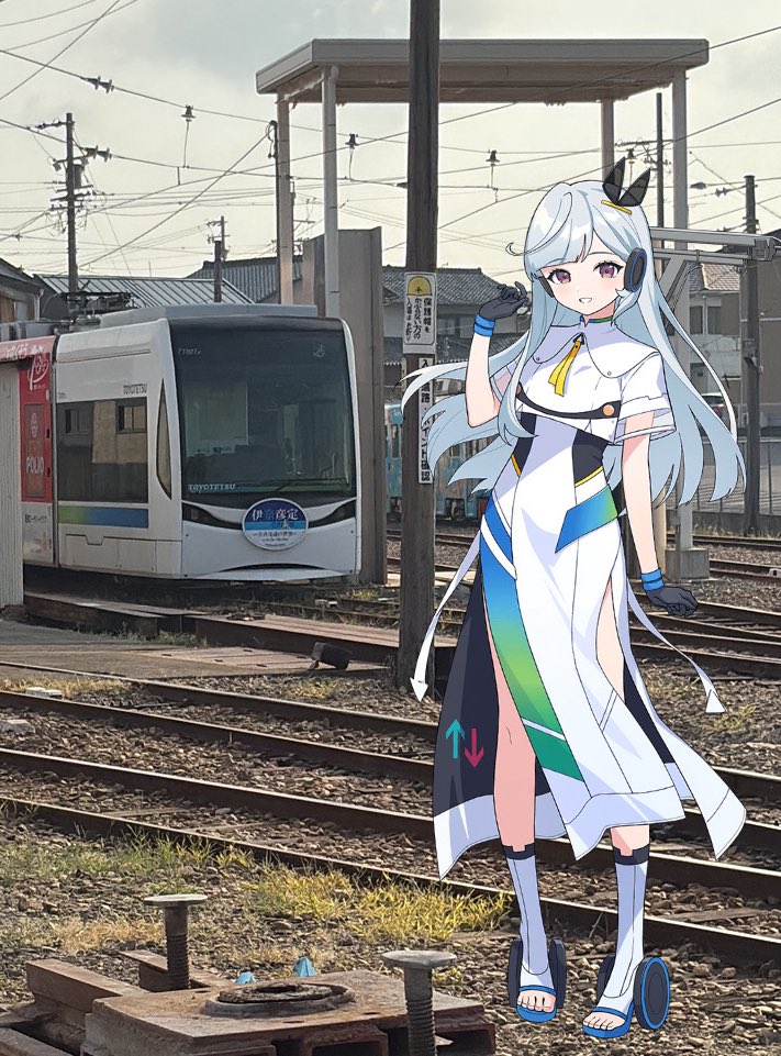 豊橋鉄道東田本線に乗った！
が運転のはずの時間帯にいなかった(ﾉД`)

赤岩口の車庫にいたので撮影