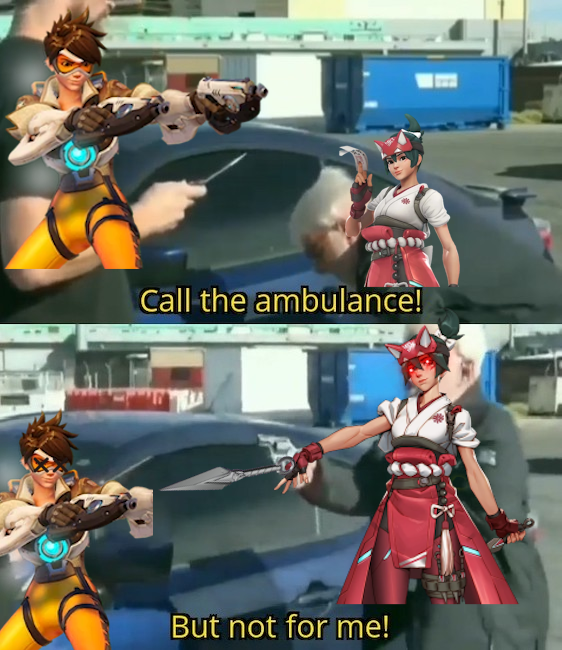 User__OW's tweet image. When are we going to nerf Kiriko damage?