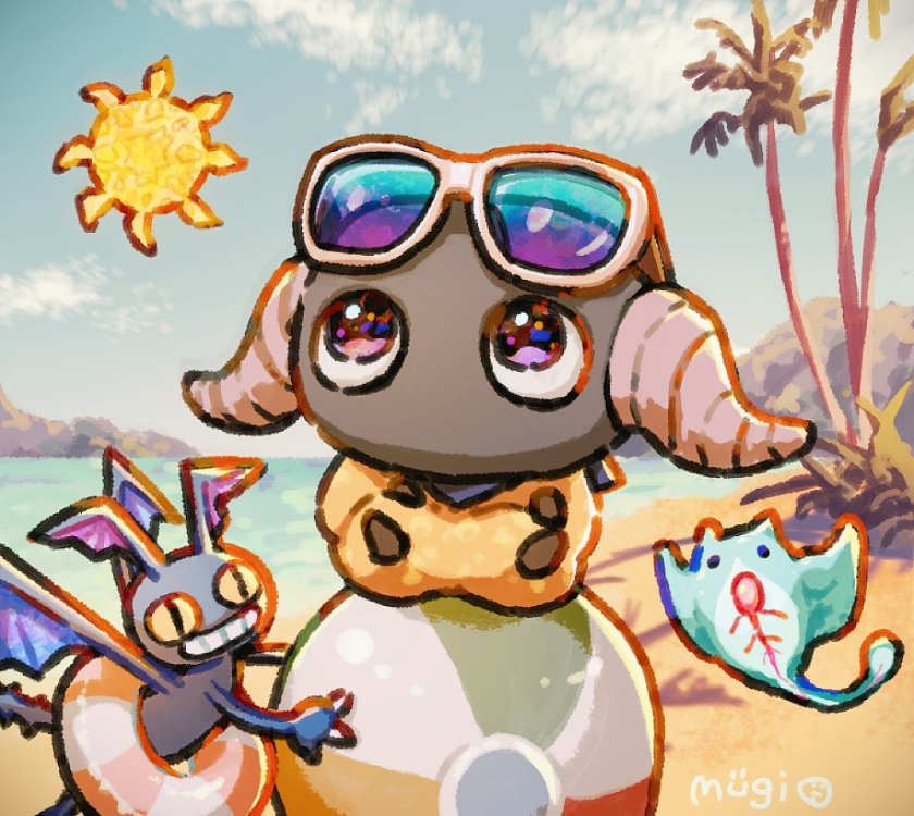 ﾔｰﾝ　お友達と夏を満喫 🌴🌞