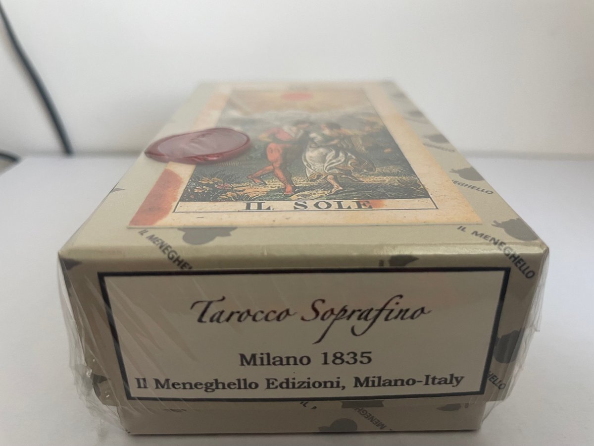 Tarotbg's tweet photo. Soprafino #tarot published by Il Meneghello is back in stock at @Tarotbg  https://t.co/5mysNlo6RQ https://t.co/PBhhVGb2Lp