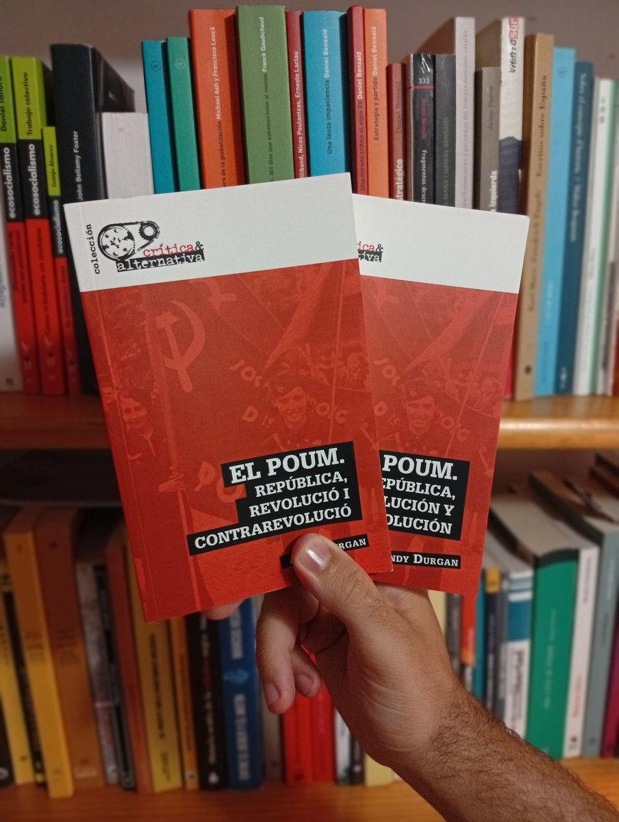 Sylone Editorial (@syloneeditorial) on Twitter photo Tenemos una novedad que nos hace especial ilusión compartiros ❤️🚩
'El POUM. República, revolución y contrarrevolución', del historiador y militante Andy Durgan.
Coeditado con <a href="/FVientosur/">Viento Sur @fvientosur.bsky.social</a>, publicado en catalán y castellano, en septiembre en librerías y ya en nuestra web. Tenemos una novedad que nos hace especial ilusión compartiros ❤️🚩
'El POUM. República, revolución y contrarrevolución', del historiador y militante Andy Durgan.
Coeditado con <a href="/FVientosur/">Viento Sur @fvientosur.bsky.social</a>, publicado en catalán y castellano, en septiembre en librerías y ya en nuestra web.