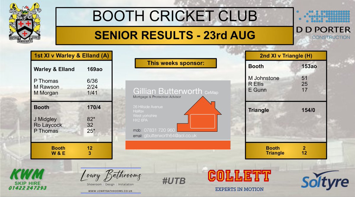 Booth Cricket Club tweet media