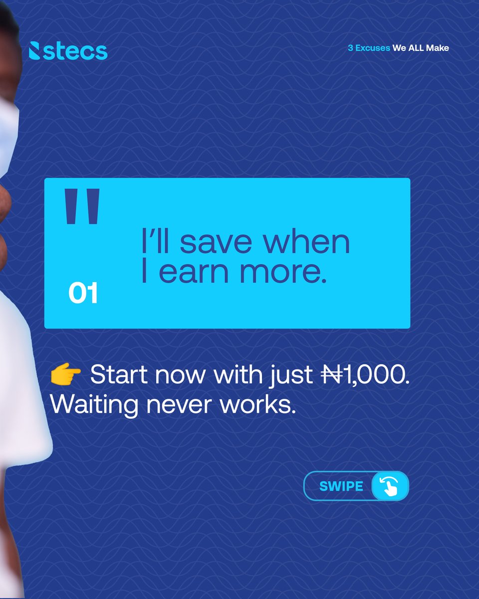 Stecsng's tweet image. We’ve all been there, but excuses don’t build wealth.
Let’s start calling them out, and more importantly… outgrowing them.
Which of these have you said this year? 👀

#MoneyExcuses #FinancialAwareness  #InteractiveFinance #EthicalBanking #HalalBanking
