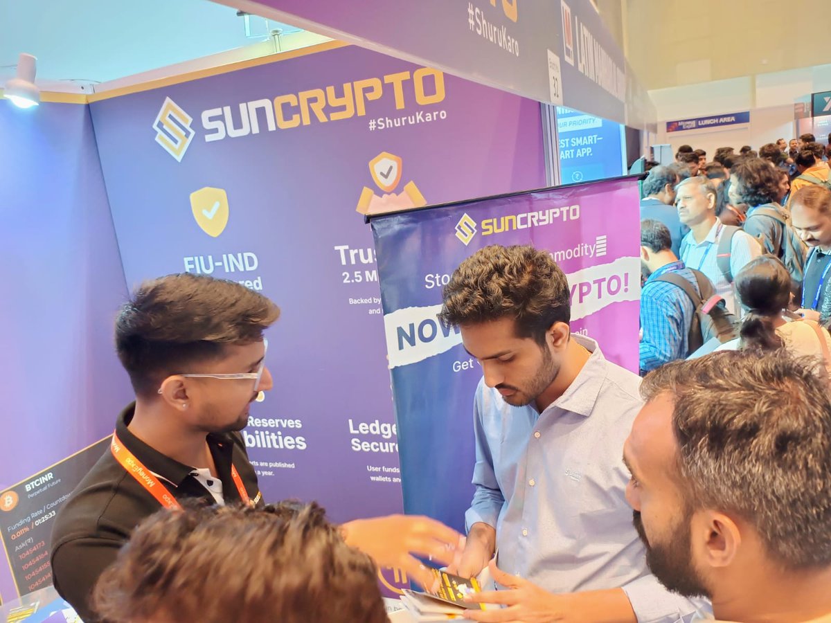 umesh_sun's tweet image. @suncryptoin  team is here at Money Expo 2025 to spread knowledge, share insights, and engage with the amazing crypto community. 

Catch us at the Expo, join the conversation &amp;amp; let’s build the future of crypto together! 🚀

#SunCrypto #MoneyExpo2025 #CryptoCommunity