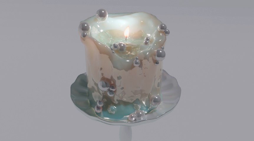 キャンドル
#blender  #3dcg