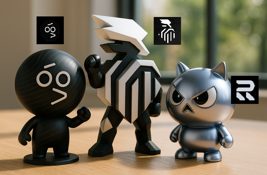 세 가지 프로젝트의 로고와 마스코트를 3D로 만들어봤어요!!
<a href="/cookiedotfun/">Cookie DAO 🍪</a> 

어떤 프로젝트 캐릭터가 제일 귀여운 것 같으세요? 😊
<a href="/vooi_io/">vooi</a>  <a href="/tenprotocol/">TEN (🔟/🔟)</a>  <a href="/recallnet/">Recall</a> 

저는 개인적으로 Vooi 로고로 만든 캐릭터가 가장 귀엽게 잘 나온 것 같아요 헤헷

세 프로젝트 모두 잘 됐으면 좋겠네요 !!