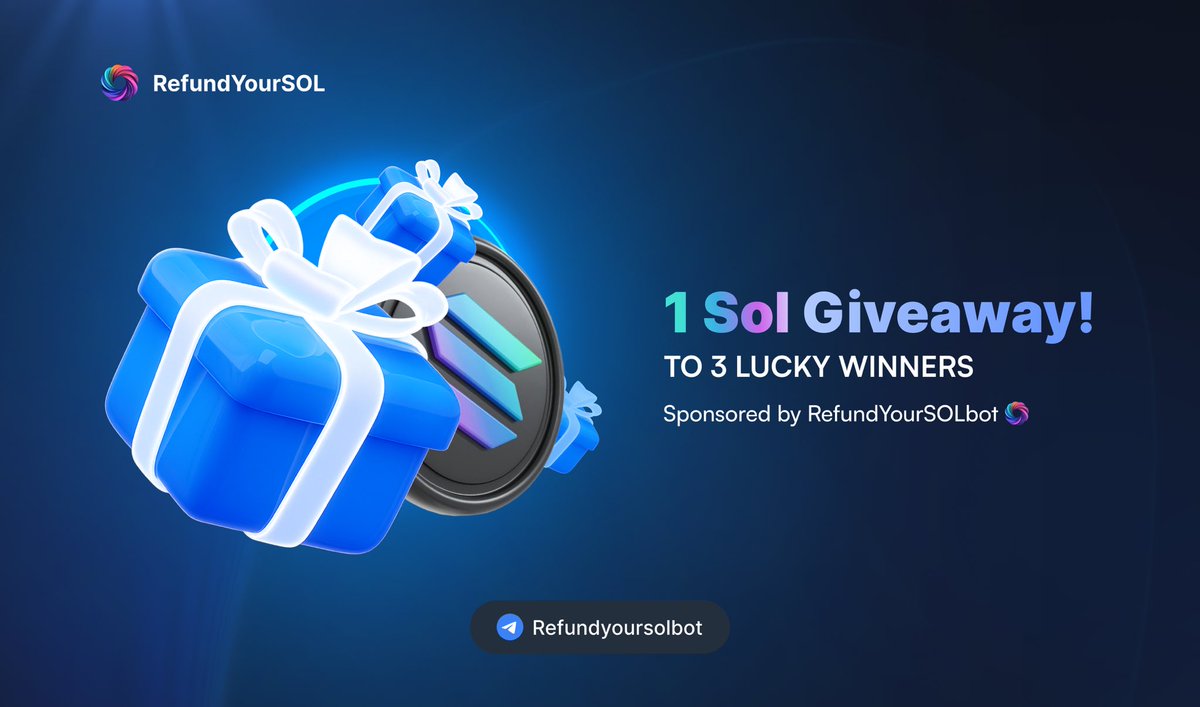 RefundYourSOL (@refundyoursol) on Twitter photo ๐ RYS Sunday Giveaway! ๐ Sponsored by t.me/refundyoursolbโฆ ๐. 1 SOL to 3 lucky winners: ๐ฅ 0.4 SOL, ๐ฅ 0.3 SOL, ๐ฅ 0.3 SOL!
To enter: 1๏ธโฃ Like & Retweet this post 2๏ธโฃ Tag 3 friends in the comments 3๏ธโฃFollow the official refundyoursol X account.
Winners picked randomly! Good ๐ RYS Sunday Giveaway! ๐ Sponsored by t.me/refundyoursolbโฆ ๐. 1 SOL to 3 lucky winners: ๐ฅ 0.4 SOL, ๐ฅ 0.3 SOL, ๐ฅ 0.3 SOL!
To enter: 1๏ธโฃ Like & Retweet this post 2๏ธโฃ Tag 3 friends in the comments 3๏ธโฃFollow the official refundyoursol X account.
Winners picked randomly! Good