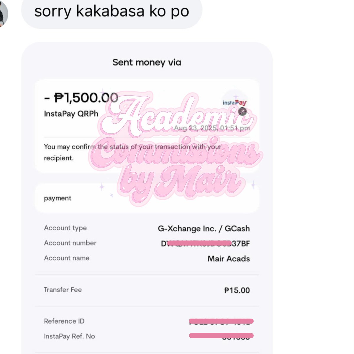 ₊ 𖦹﹕#mairacadsproofs (🦢)

— 💸 𝐑𝐄𝐂𝐄𝐍𝐓 𝐏𝐀𝐘𝐌𝐄𝐍𝐓𝐒 𝐑𝐄𝐂𝐄𝐈𝐕𝐄𝐃 🌱

These are some payments we recently received but hadn’t posted until now — we’ve been on full blast with back-to-back requests across fields. Here's our proper update for everyone who chose us