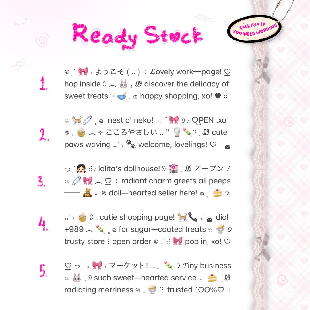 wordinh's tweet image. ⠀
♡  ..  kindly help repost?  :3

🥛🐈  cutest collection o- ready stock just released!  &amp;lt; BIO WORDING &amp;gt;  ♡⃞  with price only 3.500 @ each  🎀  now scroll +&amp;amp;. choose your favo__rite, then purchase  ..  🧸🧷

t. #zonauang #zonaba rs ba needs
