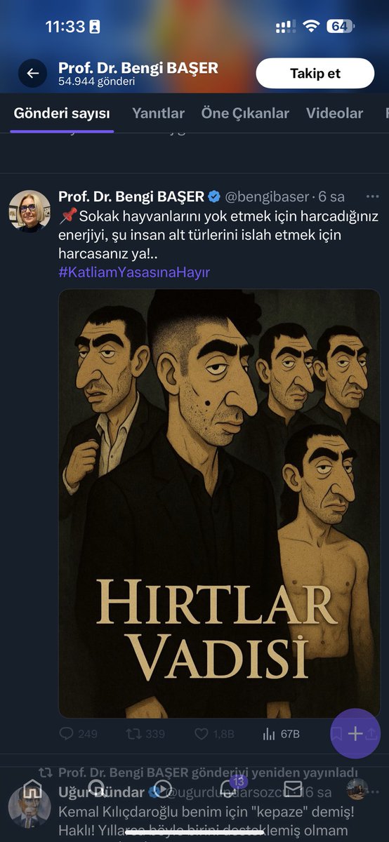 Sevda Hasar (@avsevdahasar) on Twitter photo Silme sakın bu gönderini TCK 216’dan şikayet edeceğim seni!
Seni doktor yapan bu sisteme ayrı, seni istihdam eden <a href="/MedicanaSaglik/">Medicana Sağlık Grubu</a> hastanelerine ayrı yazıklar olsun! Silme sakın bu gönderini TCK 216’dan şikayet edeceğim seni!
Seni doktor yapan bu sisteme ayrı, seni istihdam eden <a href="/MedicanaSaglik/">Medicana Sağlık Grubu</a> hastanelerine ayrı yazıklar olsun!