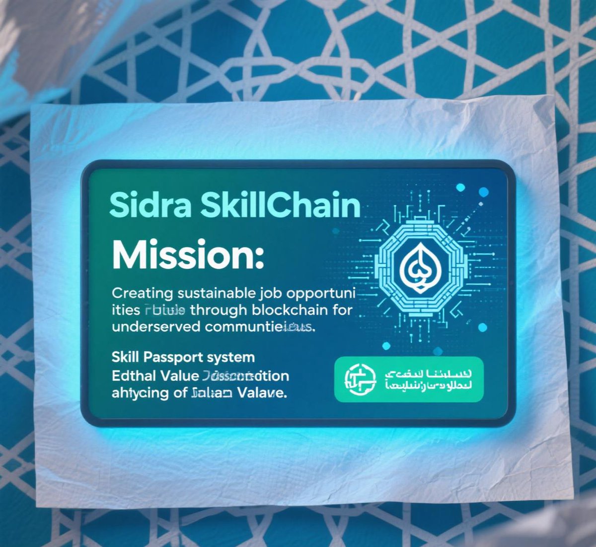 Calling all Sidra Chain enthusiasts! 📣
The Skillchain Mission is YOUR chance to shape the future of the network. Contribute your skills, earn $SDRA, and become a vital part of the Sidra community.

#SidraCommunity #BlockchainInnovation #Crypto

Join the mission: