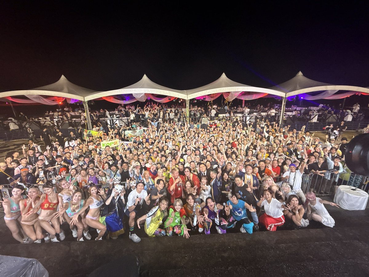 #BOB2025 
最高の夏でした！
素敵なフェスのメインメインMCを任せていただけて光栄でした☺️✨

皆さんの笑顔に幸せな気持ちになれました！
またお会いできる日を楽しみにしています🩵
やっとBUKKAKECHANCE!!!歌えて嬉しかった！