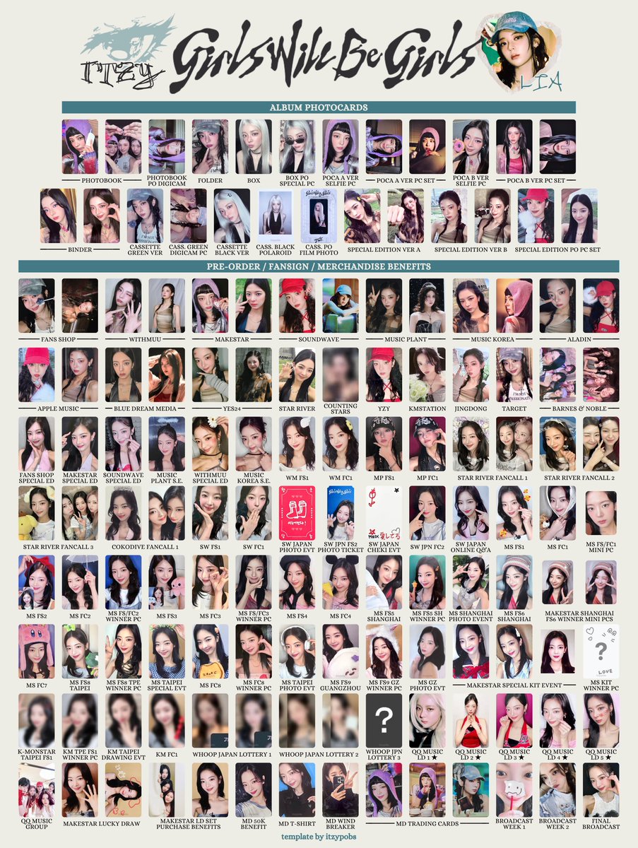 itzy オフイベ ユナ トレカ whoop フォトカード お渡し会 9/13(土) YUNA】ITZY 'Girls Will Be Girls' 2枚セット - Whoop Japan