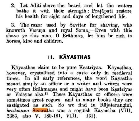 New day new b0sadpappu with chomu claims
The kayasths your gora lord referring are karkun kayasth, it was an occupational post, &amp; doesn't your writer told you the dates when they migrated to kashmir? If he knew this much then why not the dates? 2nd snippet too is written by goras