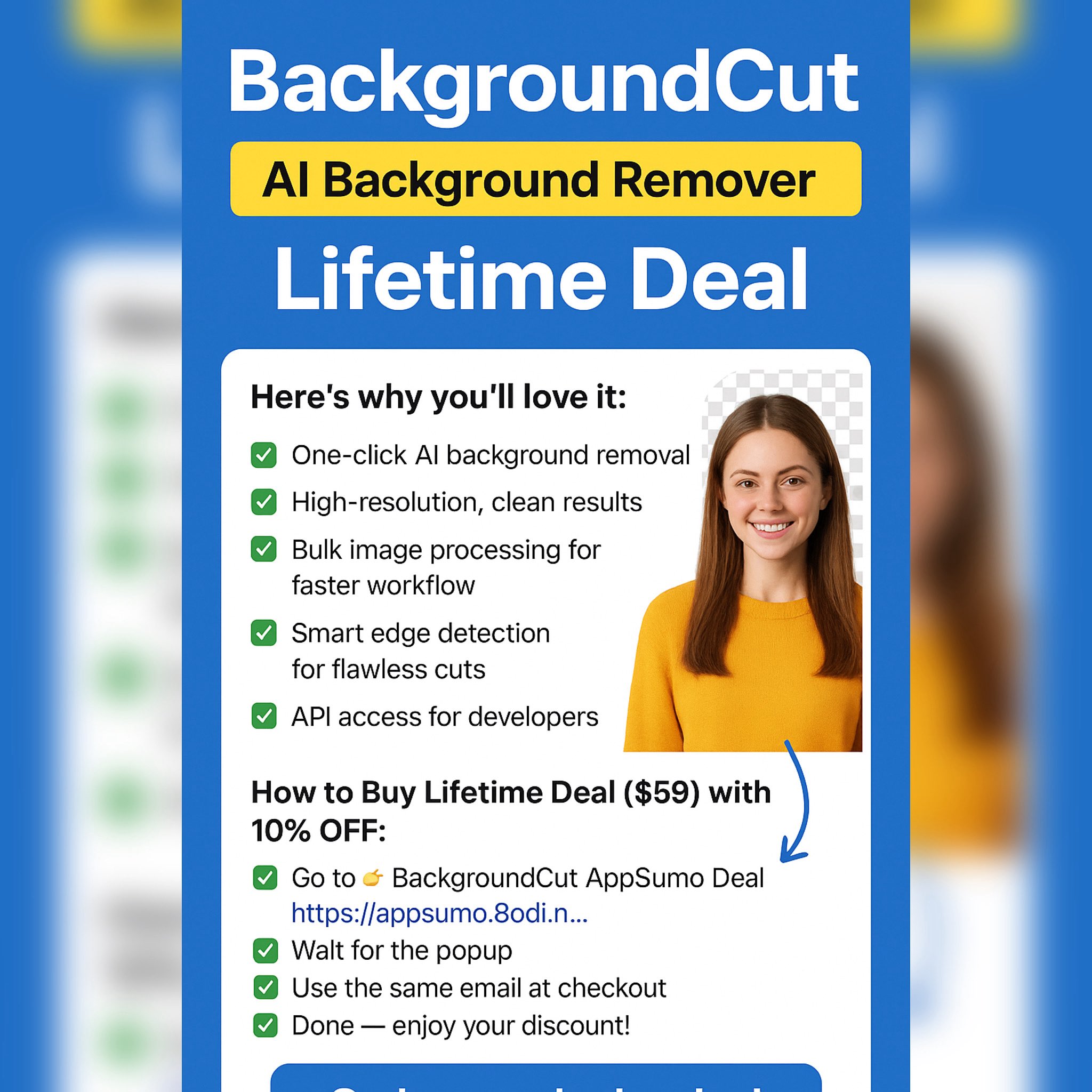 Backgroundcut Lifetime Deal: Unlock Unlimited Photo Editing Power