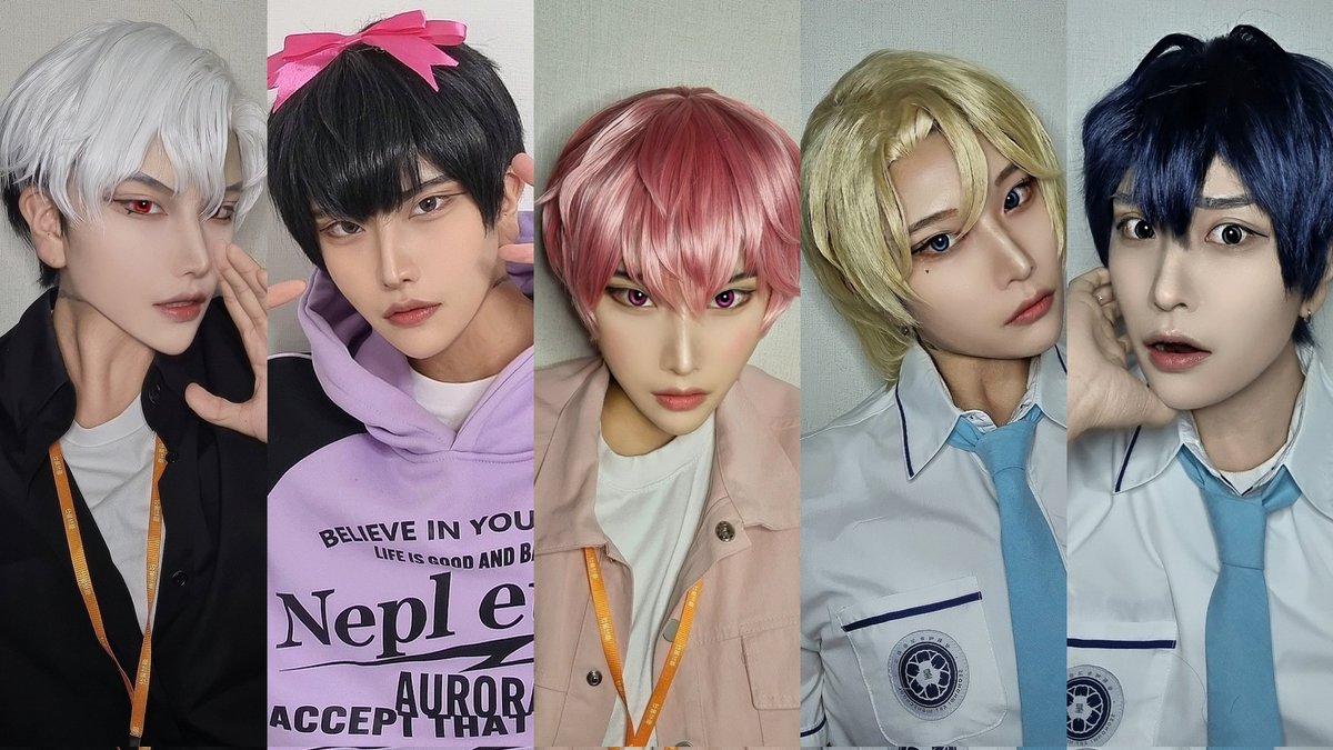 드디어 💙💜💗❤️🖤 전부 다 했다네요..