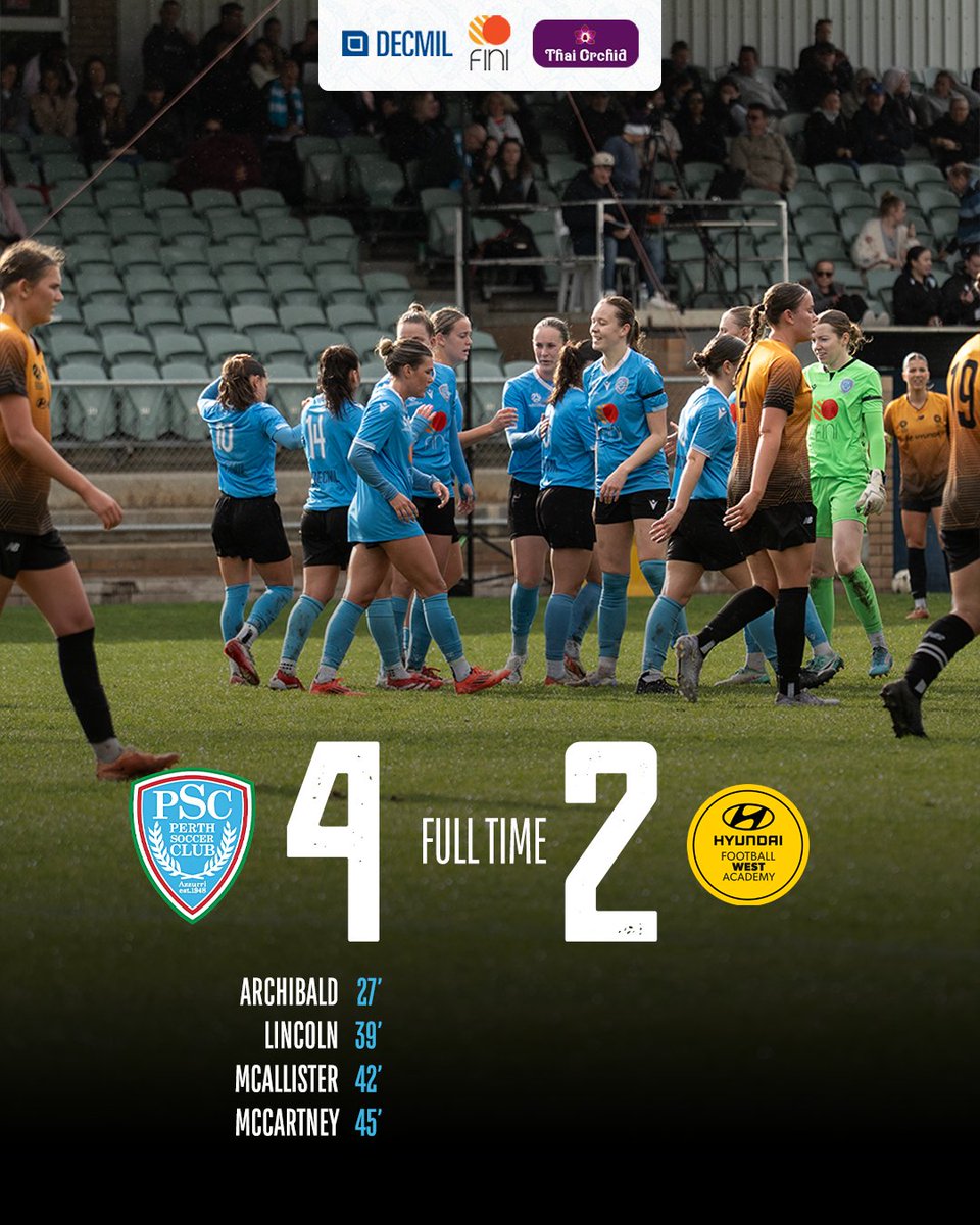 It ends 4-2 at Dorrien Gardens as we take the win in the final round of the league season ✅

#ForzaAzzurri 💙⚽