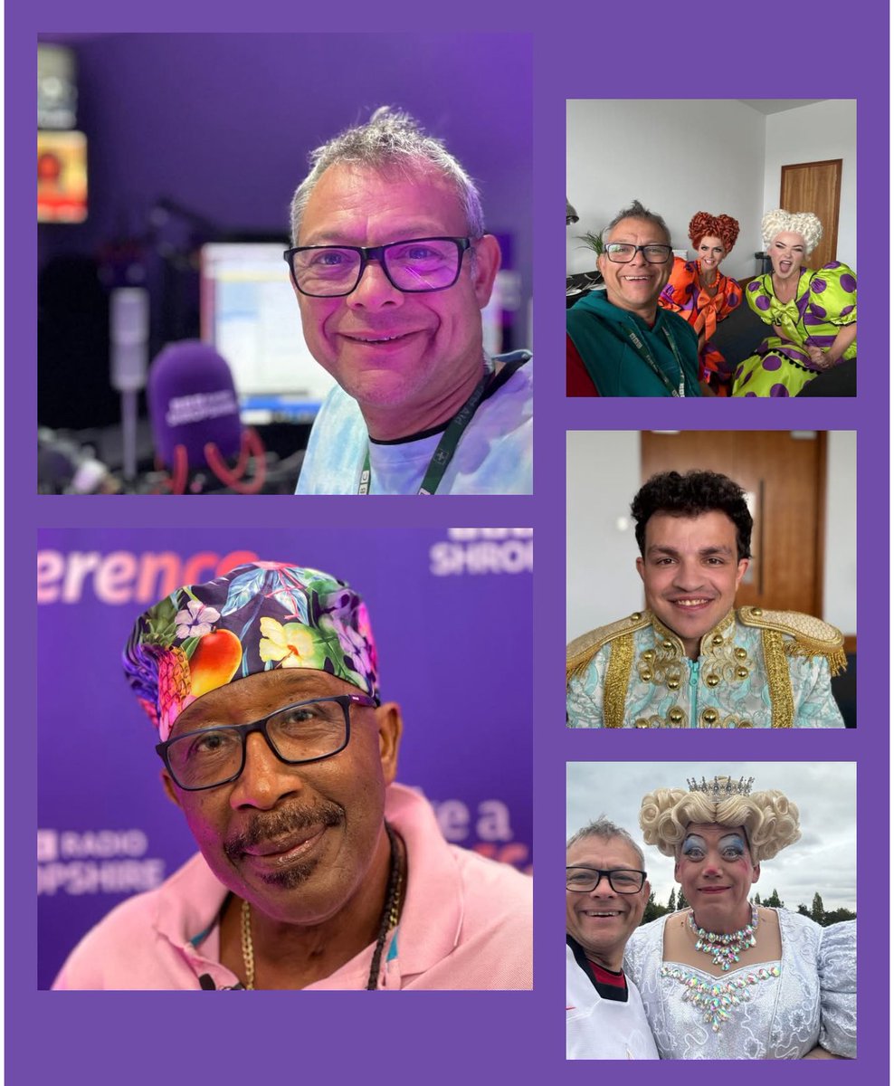 Extra radio Bank Holiday Monday 10am-2pm on <a href="/BBCShropshire/">BBC Shropshire</a> <a href="/MrMotivator/">Mr Motivator MBE</a> 
hosting a reteo event <a href="/LilleshallNSC/">Lilleshall NSC</a> and it's 150 years since captain Matthew Web swam the channel <a href="/TelfordTheatre/">Telford Theatre</a> Panto has launched hear from some of the cast … <a href="/BBCSounds/">BBC Sounds</a>  click bbc.co.uk/programmes/m00…