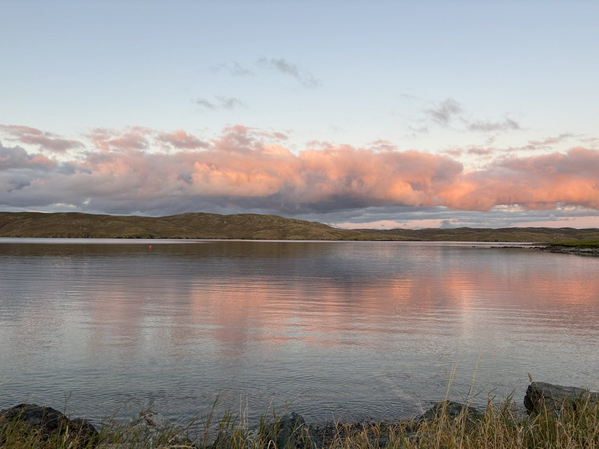 Lovely night out for Kaela with the surgery crew last night to Fjara in Lerwick which was fab . A most beautiful drive back #Shetland