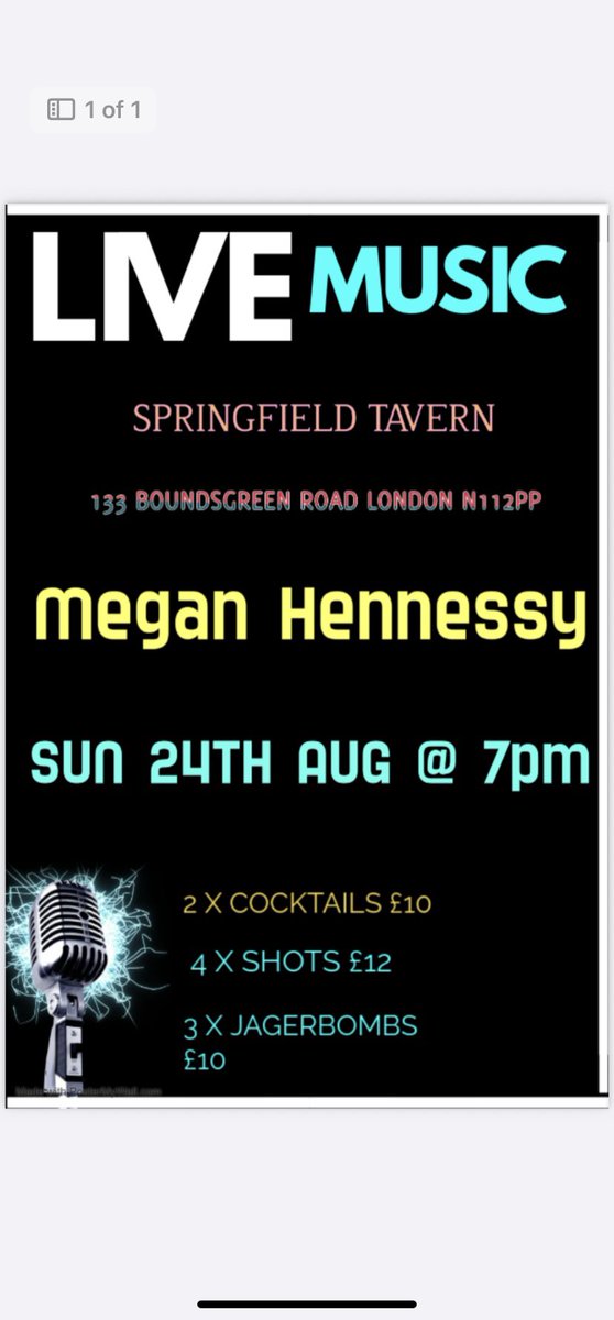 ⚽️Everton v Brighton ko 2pm
⚽️Palace v Forest ko 2pm
⚽️Fulham v Man Utd ko 4.30pm
🎶  Emma Hennessy @ 7pm🎶

🥘 Thai Food served  12pm to 10pm🥘 

Book your seats @
thespringfieldtavern.co.uk

<a href="/BowesandBounds/">Bowes & Bounds</a> <a href="/IrishinLondon/">Irish in London Official</a> <a href="/FriendsAllyPark/">Alexandra Park</a> <a href="/boundsgreenon/">Bounds Green On</a>  <a href="/MuswellHillNews/">MuswellHillNews</a> <a href="/ManUtd/">Manchester United</a>