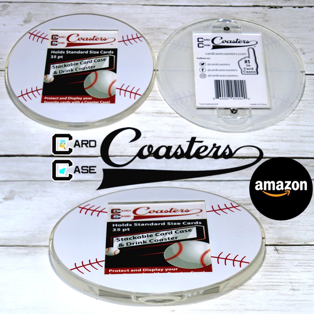 CardCoasters's tweet image. It's the end of the 2025 Little League Baseball season but it doesn't have to be the end of the memories. Put your kids Little League picture cards in CARD CASE COASTERS where they can live on forever! They are the perfect gift for grandparents too! Available on Amazon....…