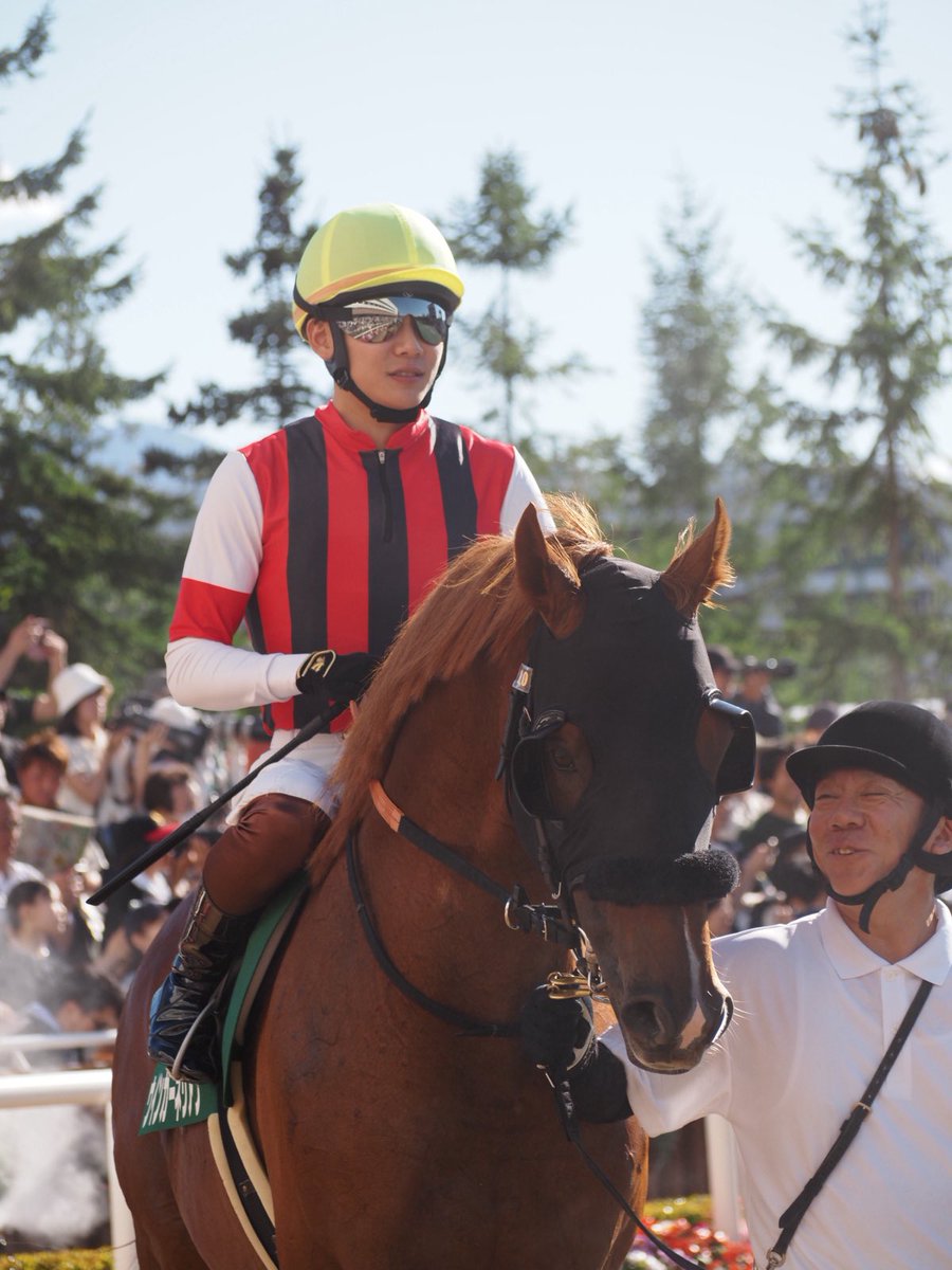 chestnut_Fs's tweet photo. 騎手もお馬さんも夫の推しだから、勝つところ見たかったなー
スプリンターズSで騎手も馬��初G1取ってね！

#札幌競馬場
#キーンランドカップ
#ウインカーネリアン
#三浦皇成 騎手 https://t.co/ctsUP1ydpu