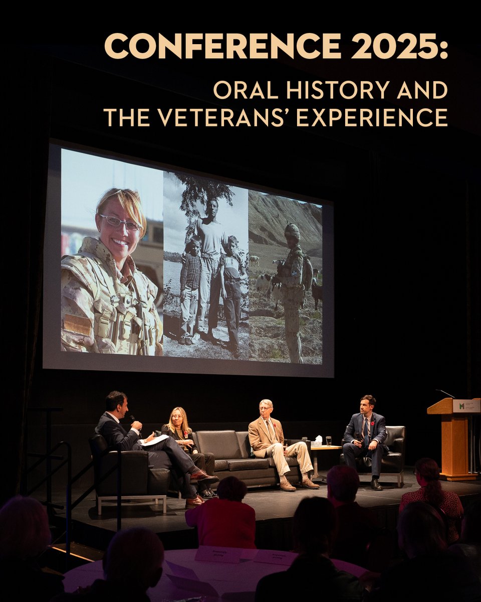📚 Are you an educator or student of history?
This conference is a one-of-a-kind resource for anyone teaching or studying Canada’s military past through a human lens.

Learn how oral history is transforming how we remember.

🔗 Explore the program → warmuseum.ca/events/confere…