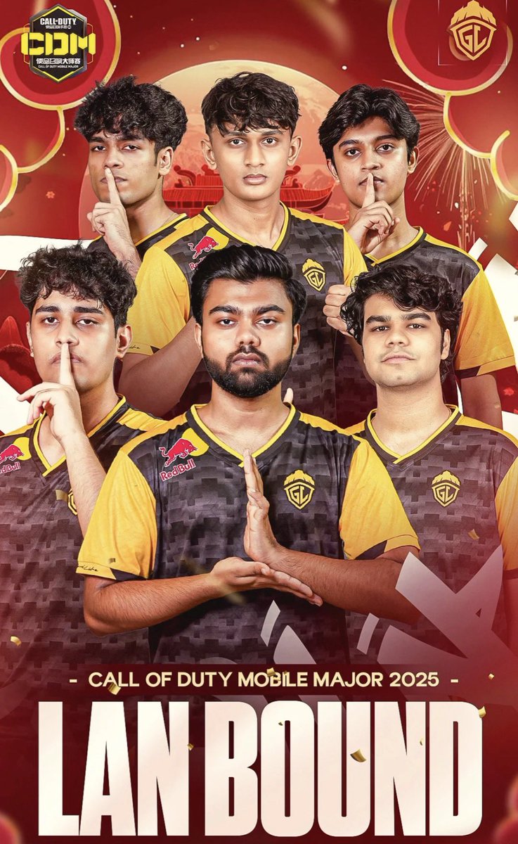 GodLike eSports, the only Indian team to make it to the CDM 2025 Playoffs! 

📅 11th–14th September 
🏟️ Taicang City Gymnasium, China
