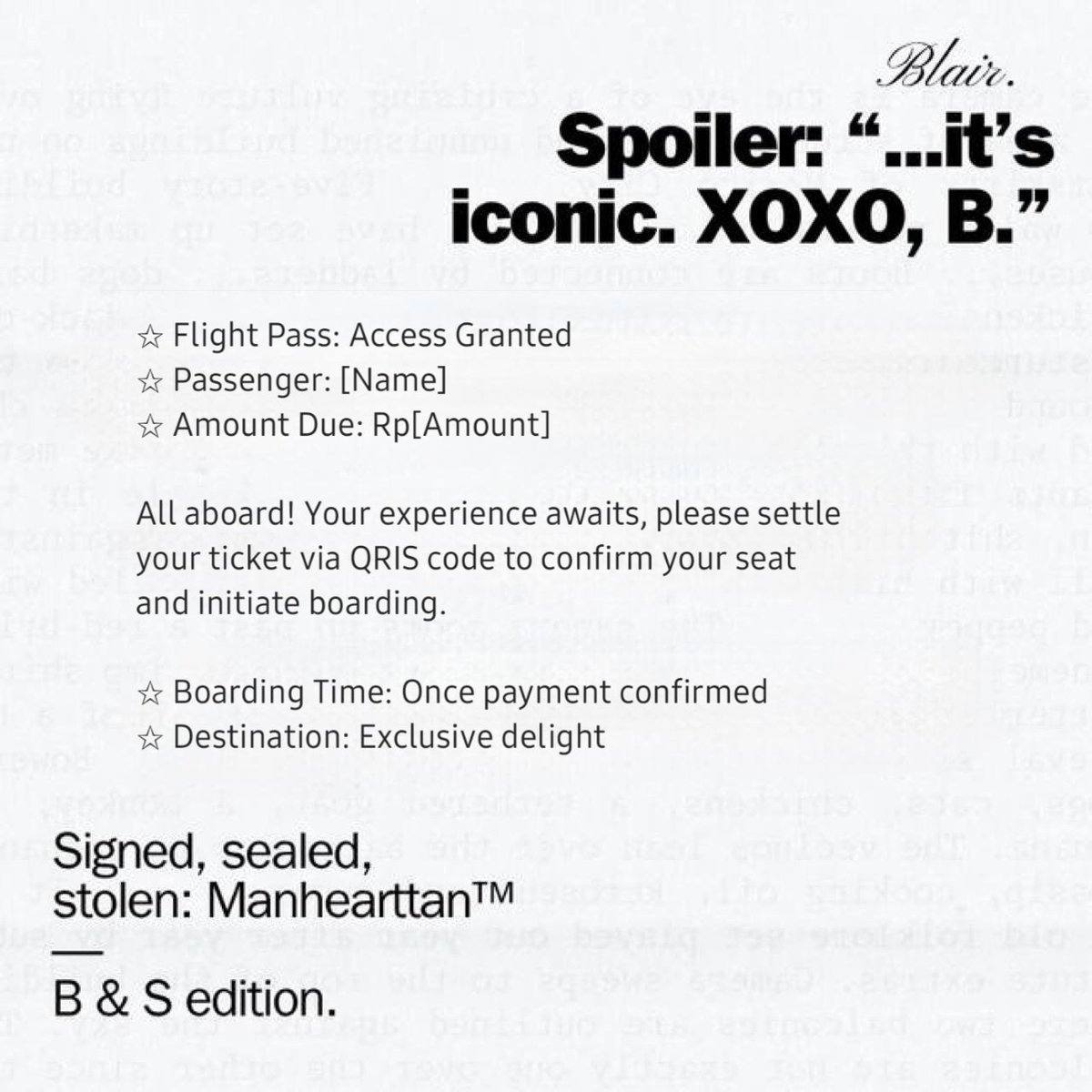 Manhearttan's tweet image. Hi, siders. ♥︎︎ Aku ada 6 wording rs untuk BA ya, bisa ambil satuan! Scroll down. Bisa check ALT untuk codenya, retweets are much appreciated, thank you. Xx #zonauang #zonajajan