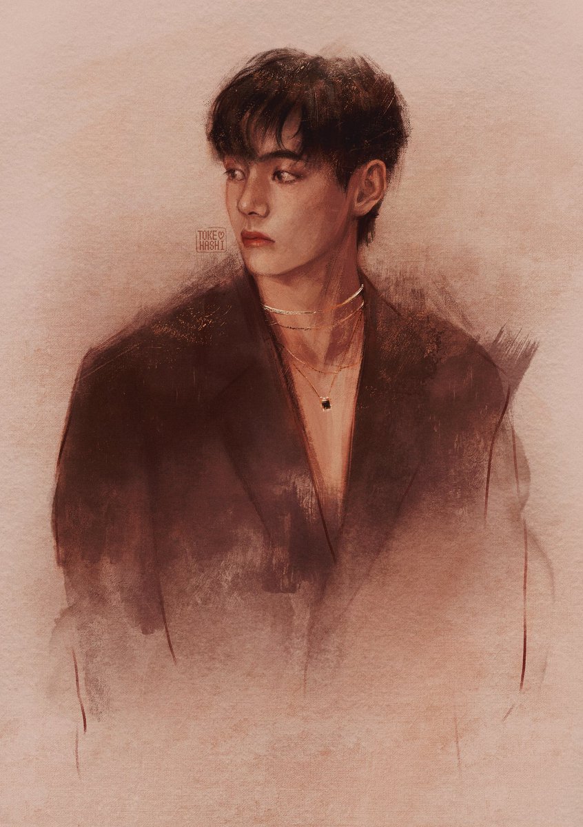 small sketch of tae while i'm working on my ot7 piece 👀

#btsfanart #taehyung