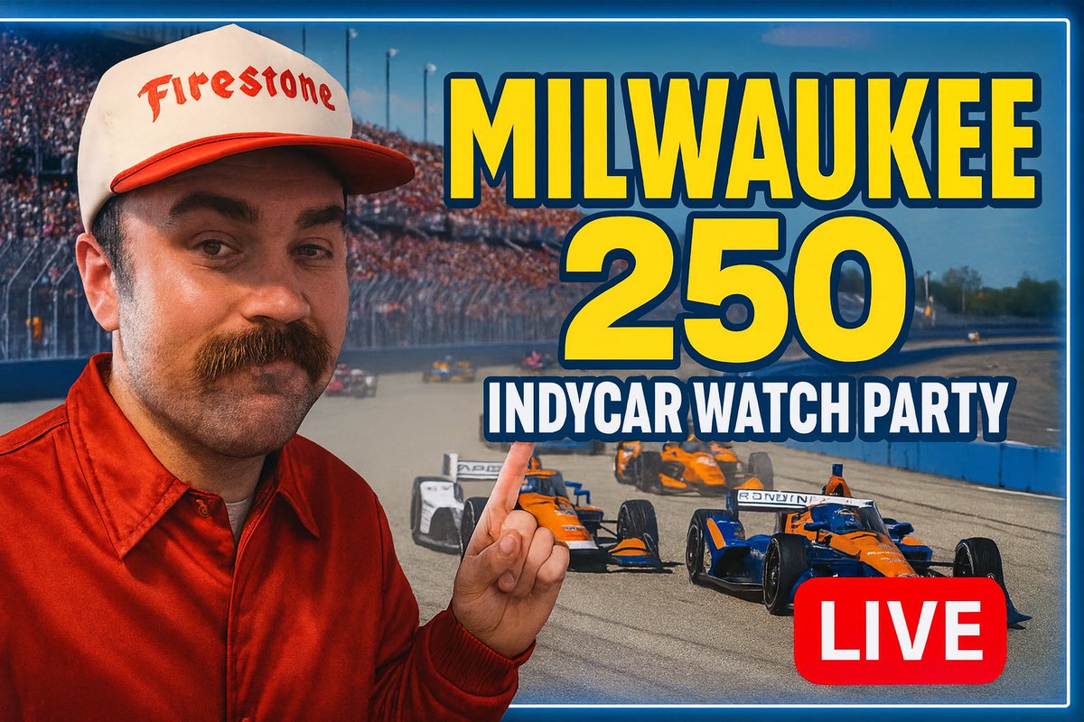 LIVE INDYCAR WATCH PARTY TODAY

I’ll be live at 2PM ET for the Snap-On Milwaukee Mile 250 on my YouTube Channel! 

We’re watching one of the most exciting INDYCAR oval races of the season and breaking down all the action. 

YouTube.com/@garageguychase
