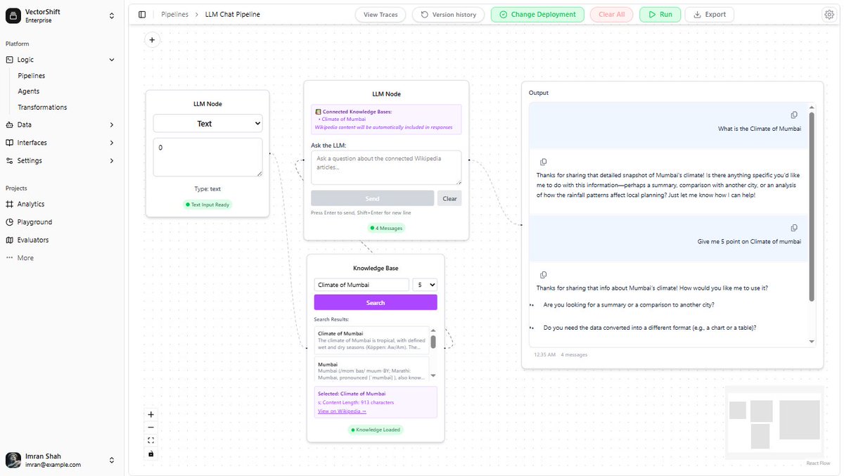 ImShah10140's tweet image. Just finished a mini version of a React Flow-based Smart MCP Server (wikipedia ) to elevate conversational experiences with LLM chat. Dive into advanced interaction technology. #TechInnovation #ReactFlow
@sargampoudel @kirat_tw
#buildinpublic