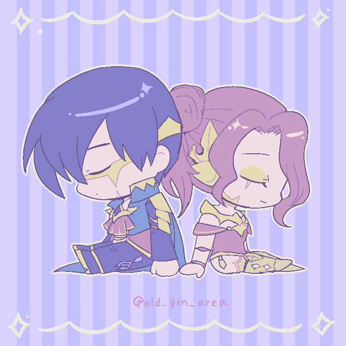old_gen_area's tweet photo. 寝顔　#AFK版深夜のお絵描き60分一本勝負 https://t.co/wQmzlPxSy8