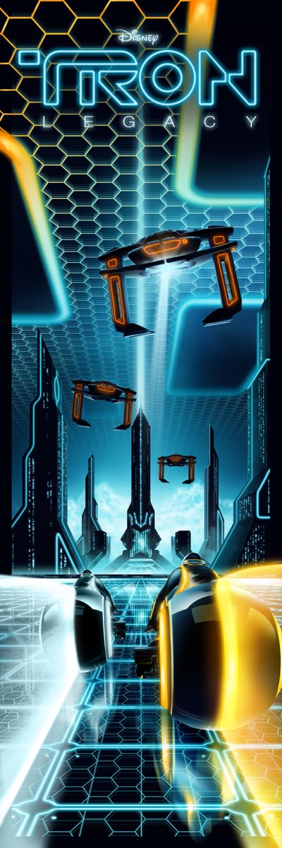 Fantastic poster for Tron: Legacy by <a href="/iambenharman/">Ben Harman</a> x <a href="/BottleneckNYC/">Bottleneck Gallery</a> 

#TronLegacy #PostersoftheWeek